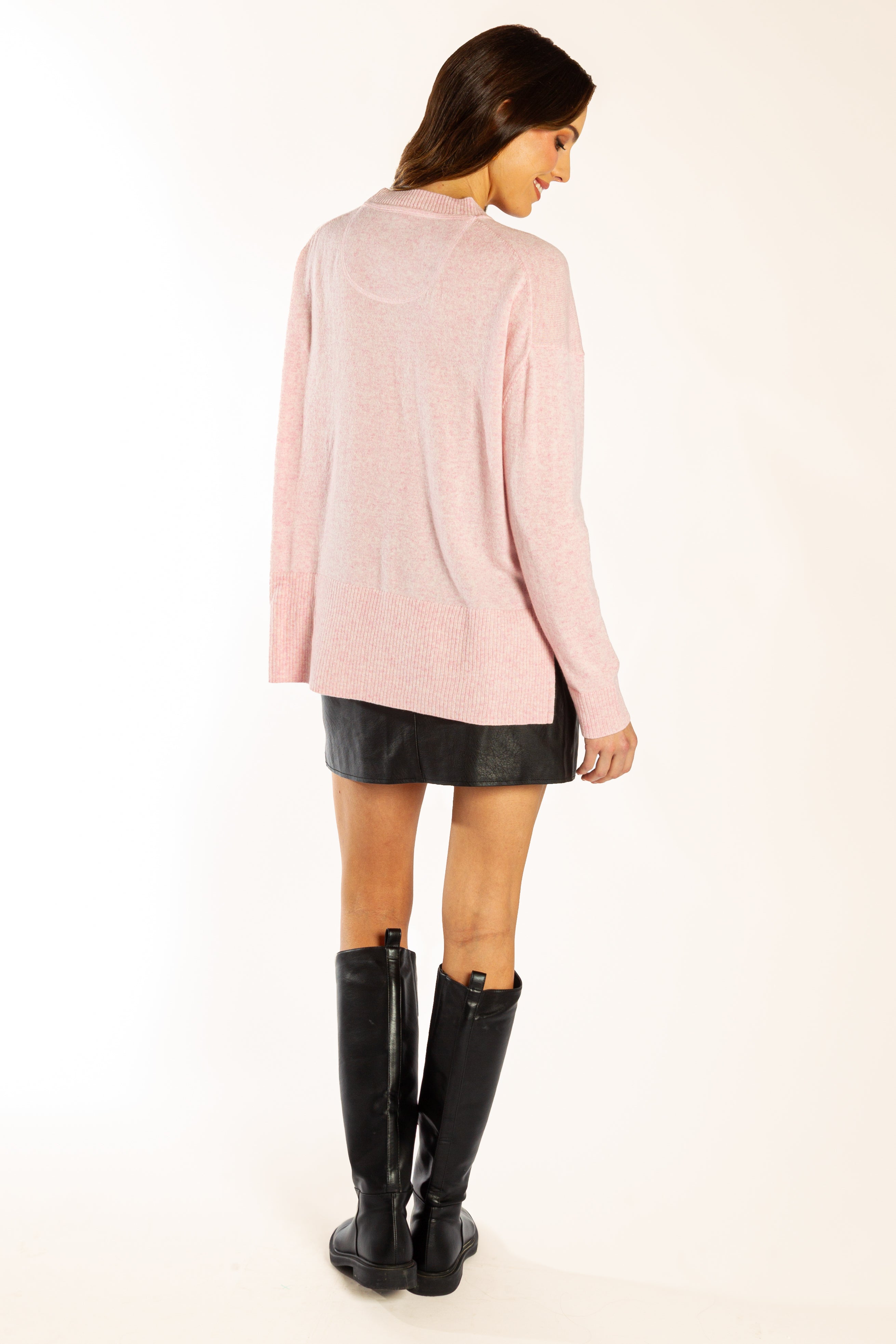 Baby Pink Classic Crew Neck