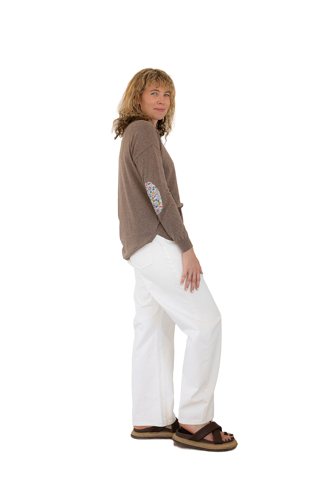 Brown Swing w Liberty Elbow Patches
