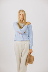 Cotton Cashmere Baby Blue Swing with Eloise Patch