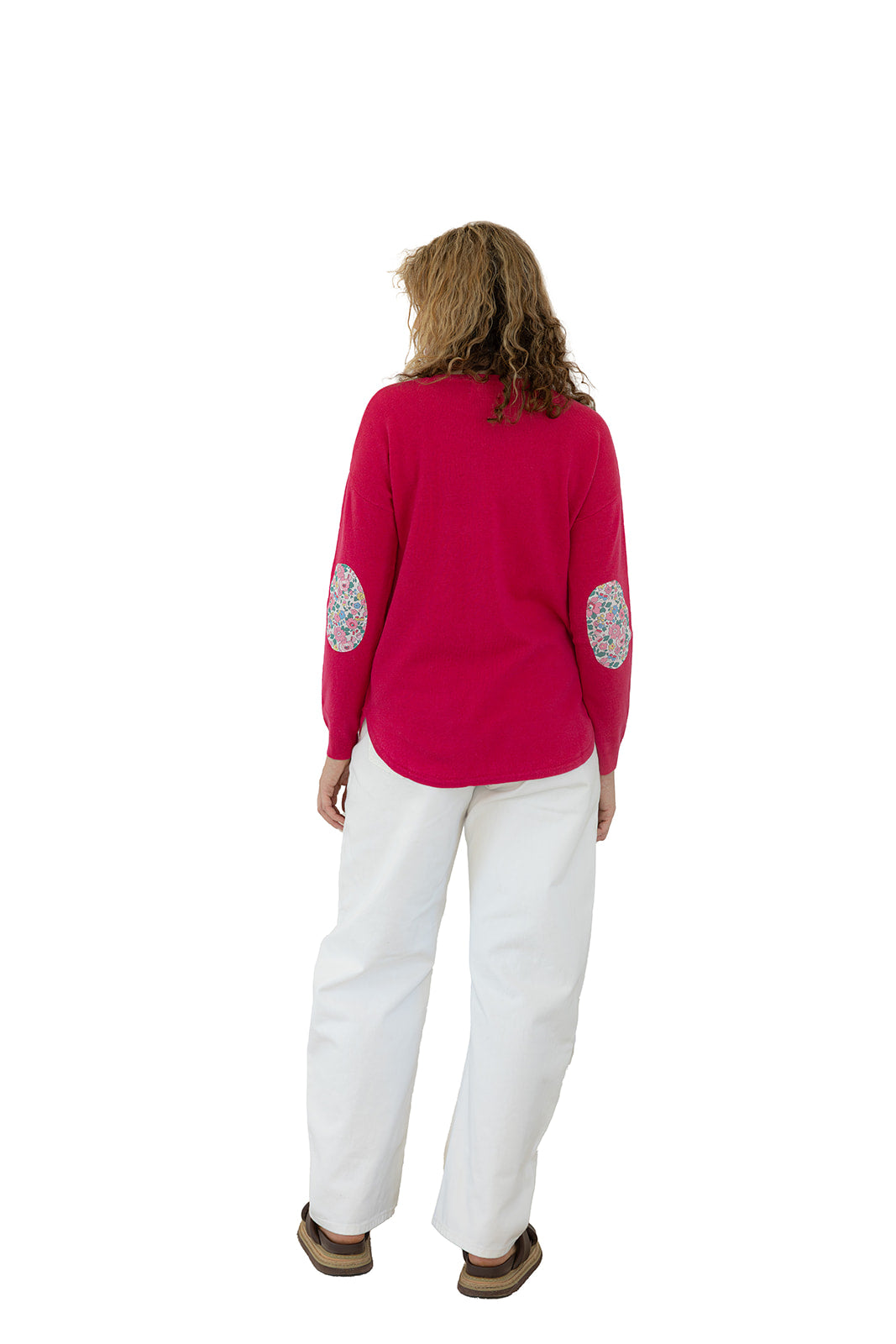 Bright Pink Swing w Liberty Elbow Patches