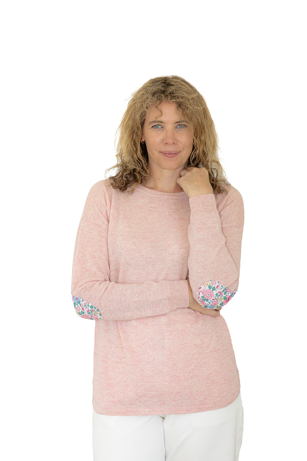 Pale Pink Swing w Liberty Elbow Patches