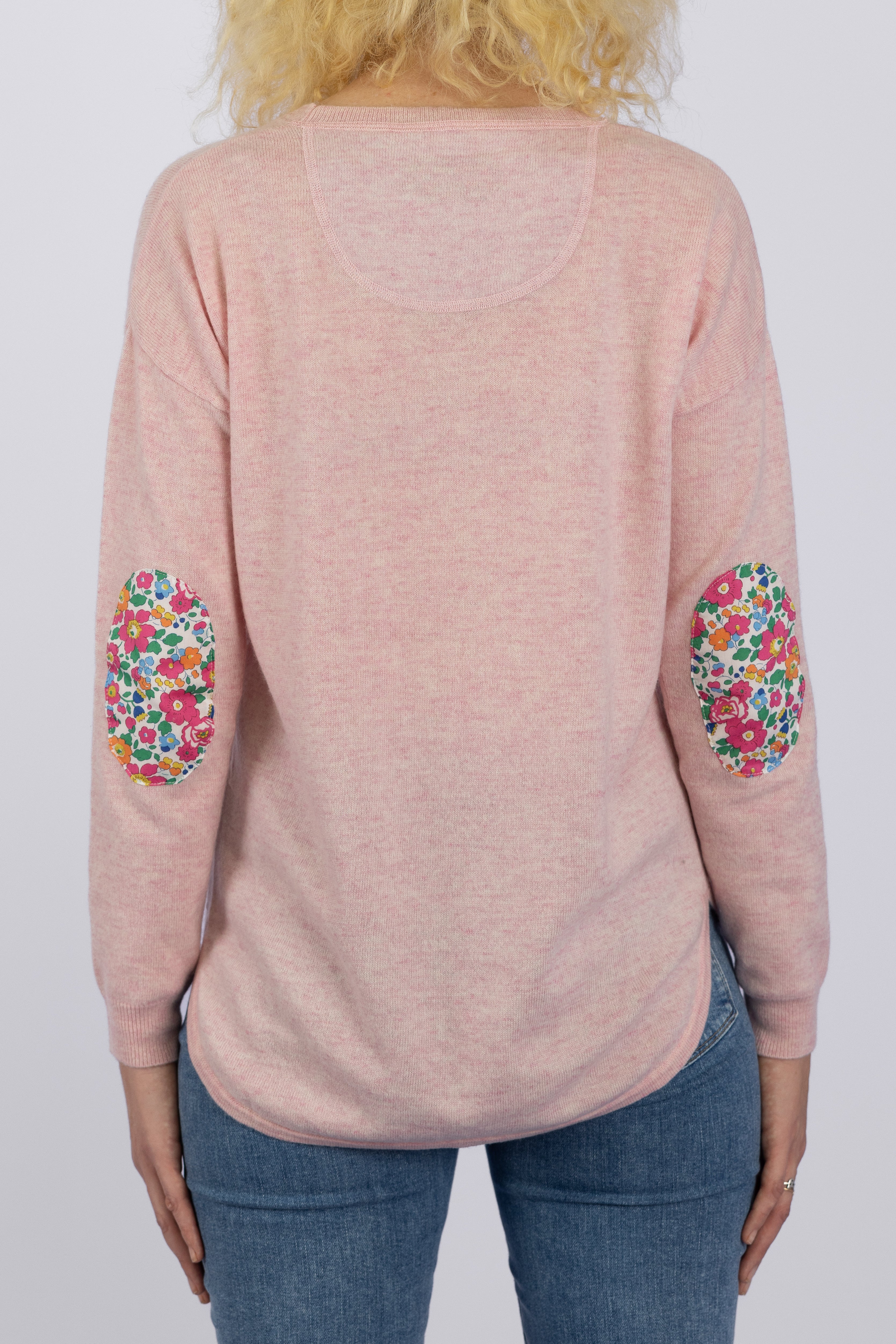 Pale Pink Swing with Bright Betsy Liberty Patches