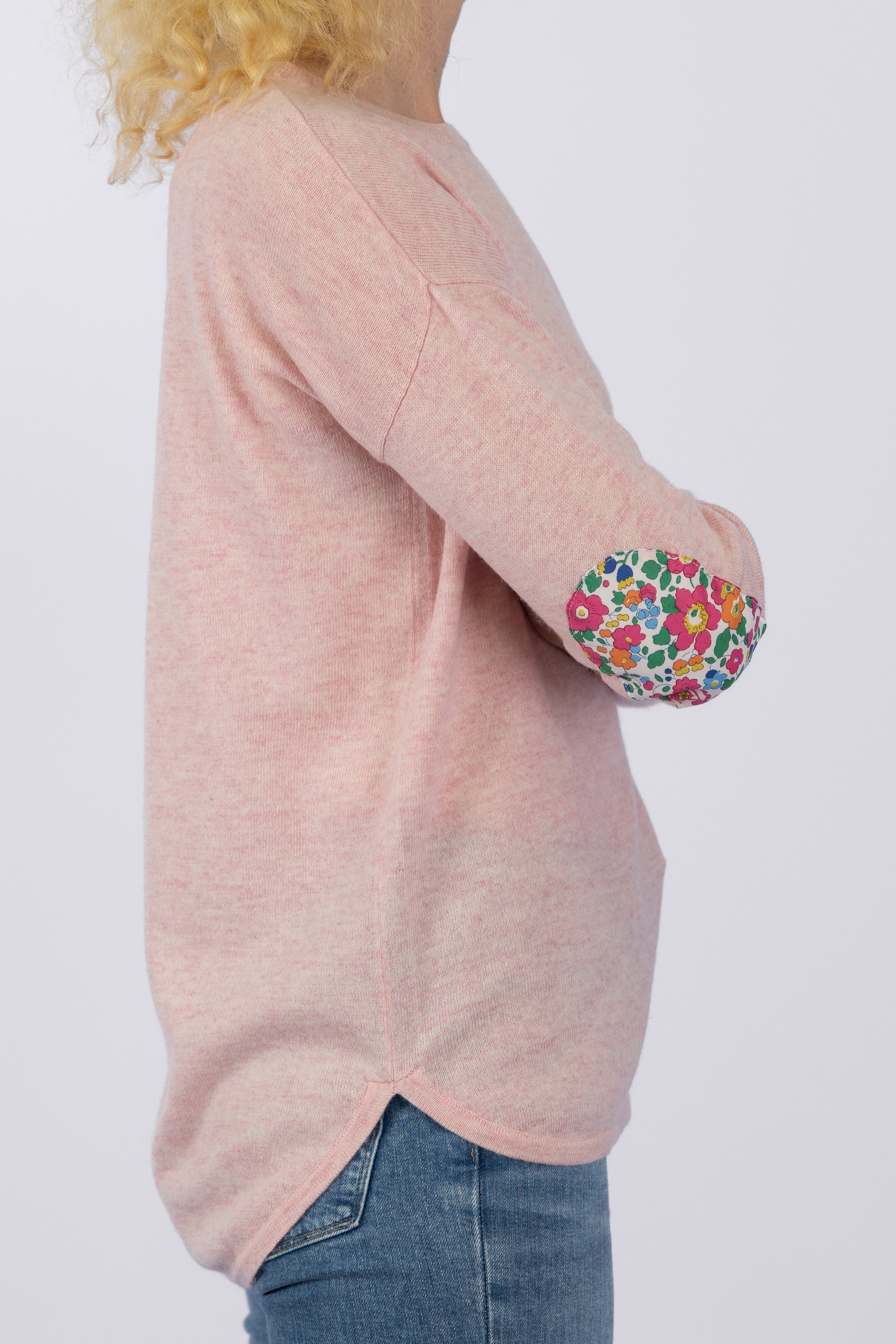 Pale Pink Swing with Bright Betsy Liberty Patches