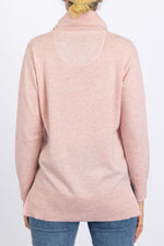 Load image into Gallery viewer, Pink Cowl Jumper

