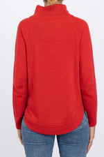 Load image into Gallery viewer, Red Funnel Neck Jumper
