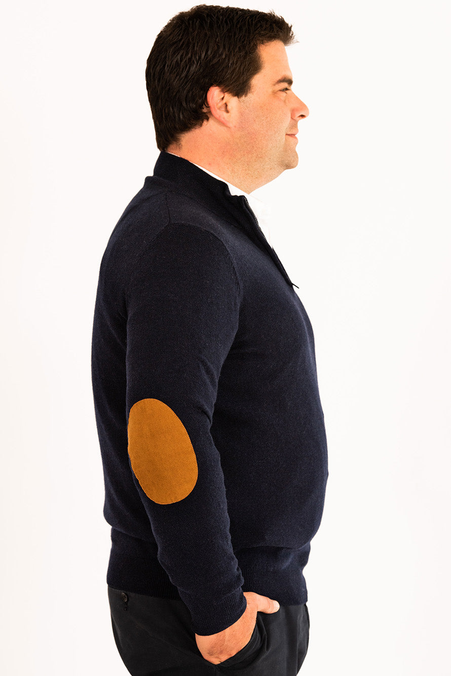 Men's jumper on sale with elbow patches