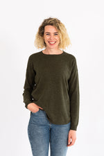 Load image into Gallery viewer, Khaki Swing Jumper with Katie &amp; Millie Liberty Patches
