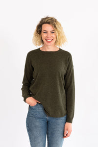 Khaki Swing Jumper with Katie & Millie Liberty Patches