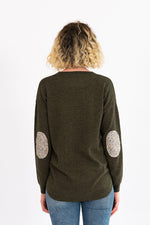 Load image into Gallery viewer, Khaki Swing Jumper with Katie &amp; Millie Liberty Patches
