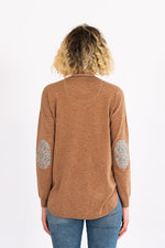 Load image into Gallery viewer, Cinnamon Swing Jumper with Katie and Millie Liberty Patches
