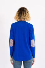 Load image into Gallery viewer, Bondi Blue Swing Jumper with Katie &amp; Millie Liberty Patches

