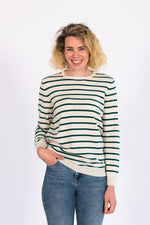 Load image into Gallery viewer, Navy Breton Jumper
