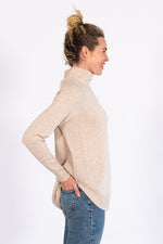 Load image into Gallery viewer, Almond Funnel Neck Jumper
