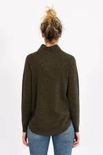 Load image into Gallery viewer, Khaki Funnel Neck Jumper
