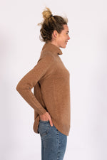 Load image into Gallery viewer, Cinnamon Funnel Neck Jumper
