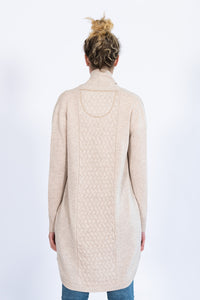 Almond Cable Cardigan