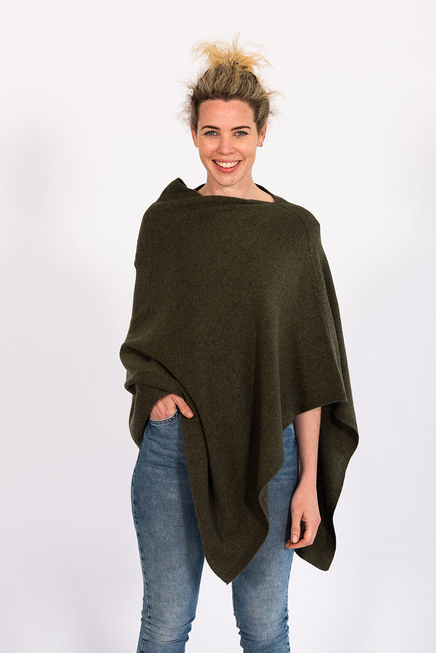 Khaki Poncho