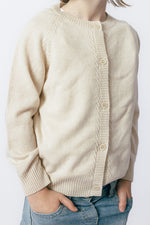 Load image into Gallery viewer, Oatmeal Molly Cardigan with Betsy Liberty Patches
