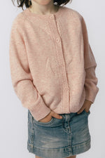 Load image into Gallery viewer, Pink Molly Cardigan with Liberty Patches
